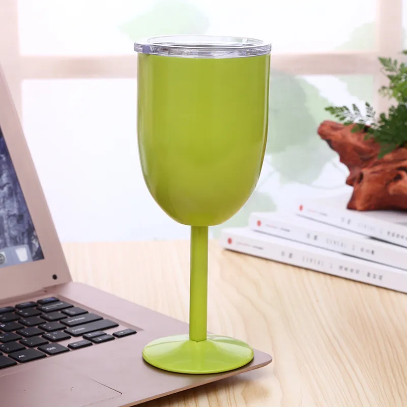 10oz Stainless Steel Insulated Wine Glass Cup Double Wall Wave Clamp for  Wedding Gift from Dhgate Wine Glasses - price 4.93