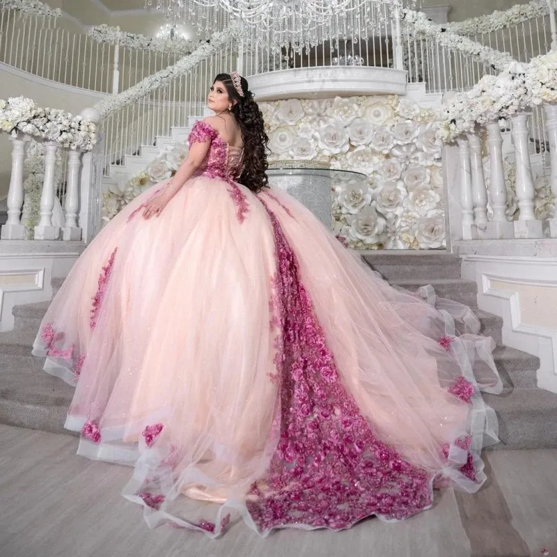 2023 Elegante Dulce 16 Vestidos De Quincea era Con Rebordear Floral Charro Ni as Mexicanas Ropa De Cumplea os Vestidos De 15 Anos