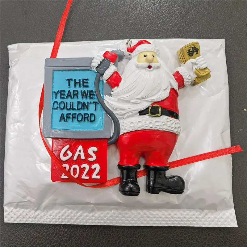 2022 DIY Weihnachtsdekorationen Benzin Ornamente Beschreibbarer  Weihnachtsmann Anhänger Harz Home Party Außerhalb Geschenke Für Familie  Freunde A12 Von 1,88 €