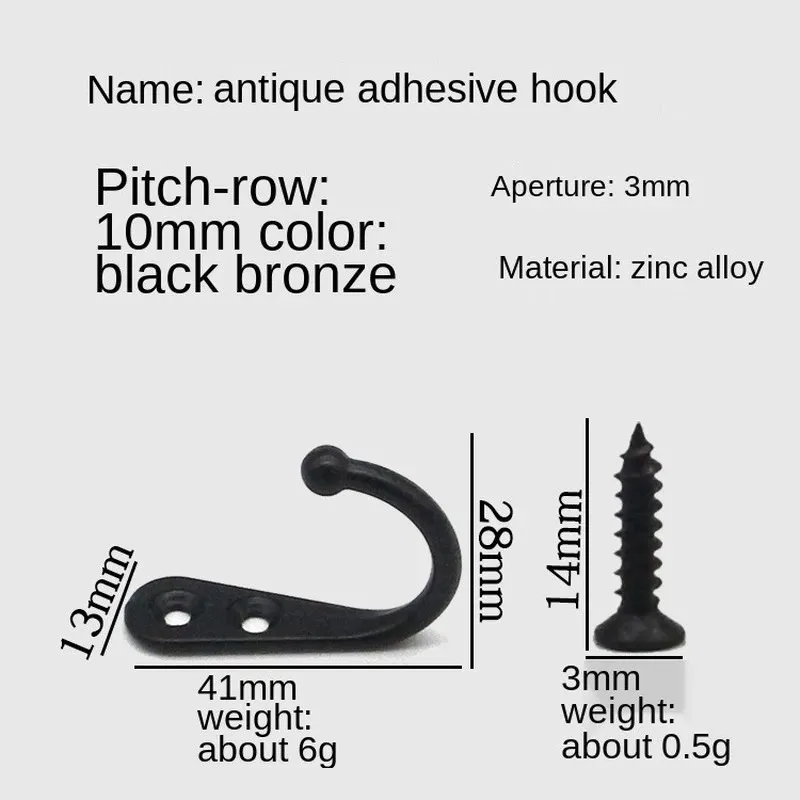 Wall Mounted Single Prong Wrought Iron Robe Hooks With Metal Screws Vintage  Organizer Hanging Wire Hook Bathroom Coat Clothes Hanger From Perfumeliang,  $0.26