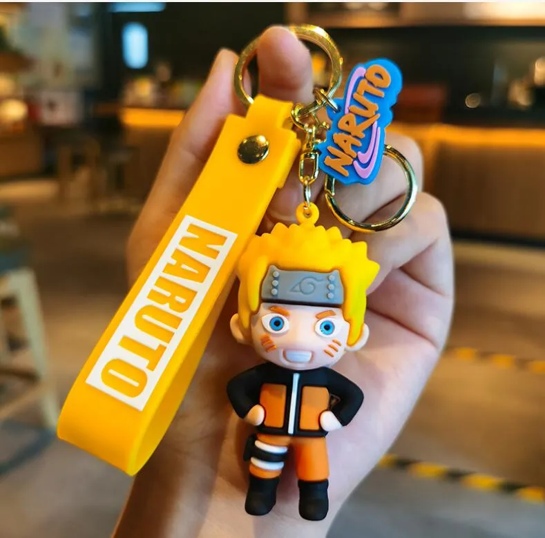 Naruto Keychain Kakashi Keychain Naruto Key Pingente Desenho Animado  Creative Doll Car Gift Jewelry Simulation Animation Keyring De $8,04