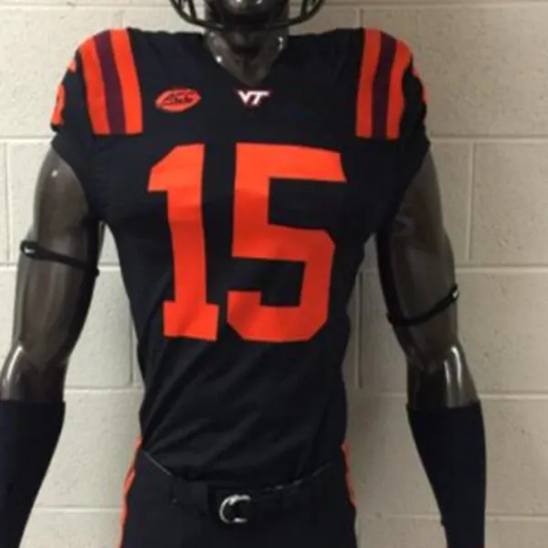Virginia tech black clearance jersey