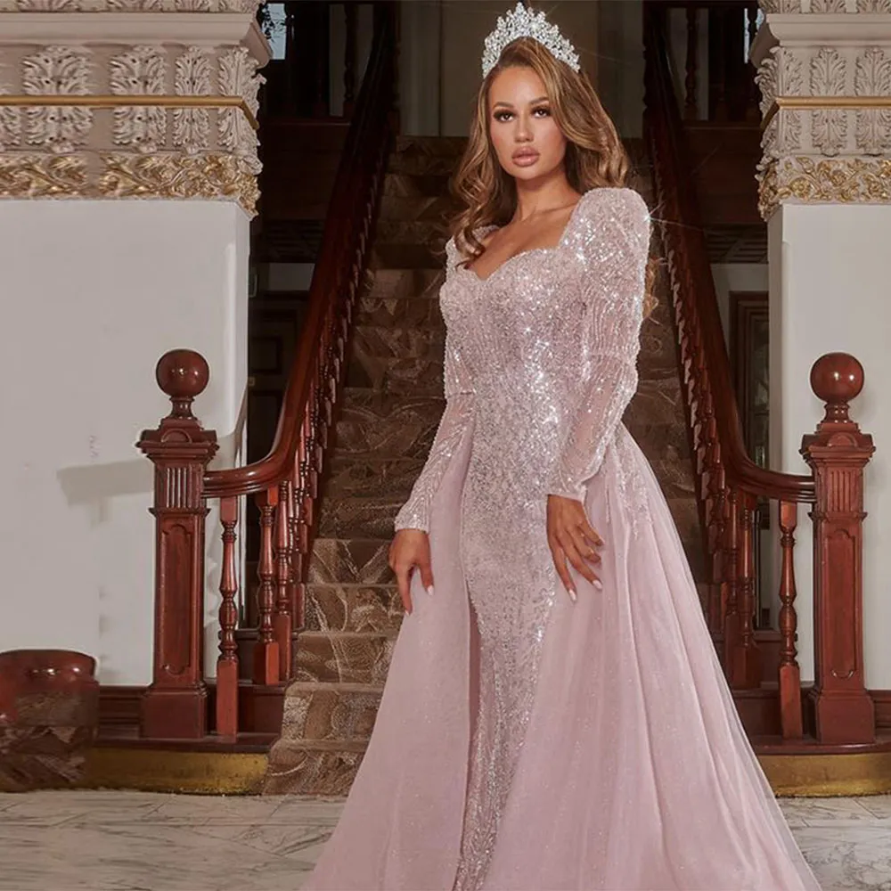 pink plus size formal dresses long sleeve Amazon.com: Lin Lin Q Women's Plus Size Formal V Neck Maxi Prom Dress, Long Sleeve Floor-Length Evening Party Gowns Pinkish : Clothing, Shoes & Jewelry