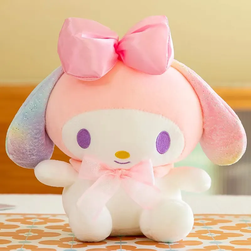 DLMSYBF Peluche Kuromi Jouets en Peluche, 25 cm Poupée Kawaii