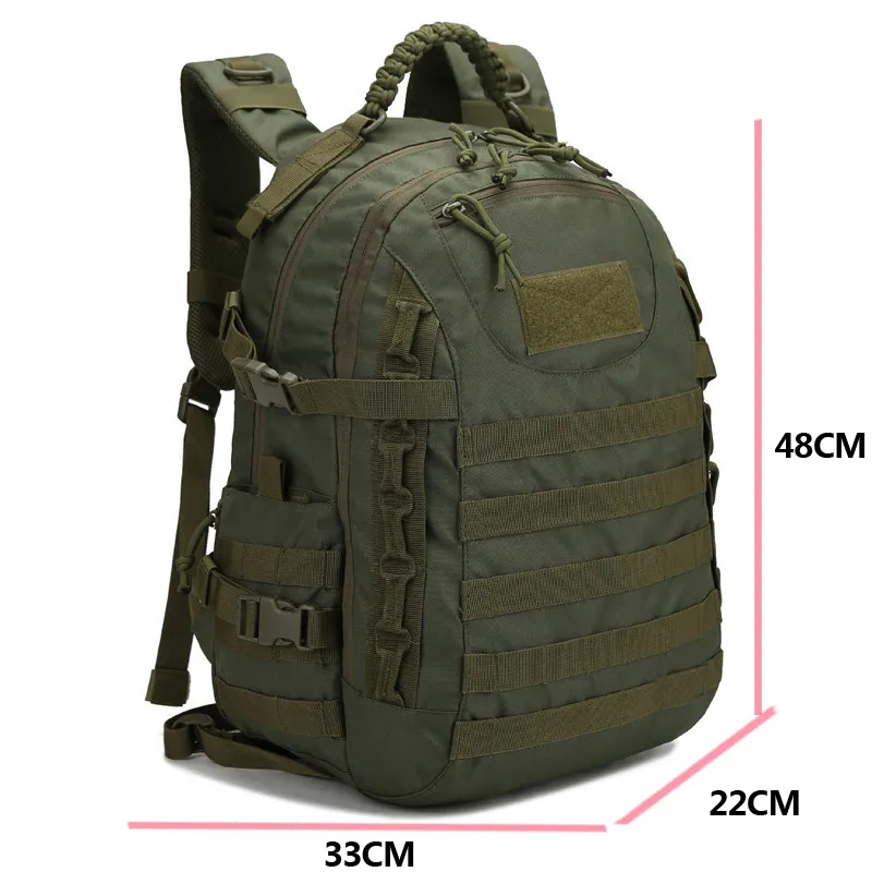 Sac à Dos en Toile Style Militaire Tactique Randonnée Camping Voyage - Sacs à dos (13715714