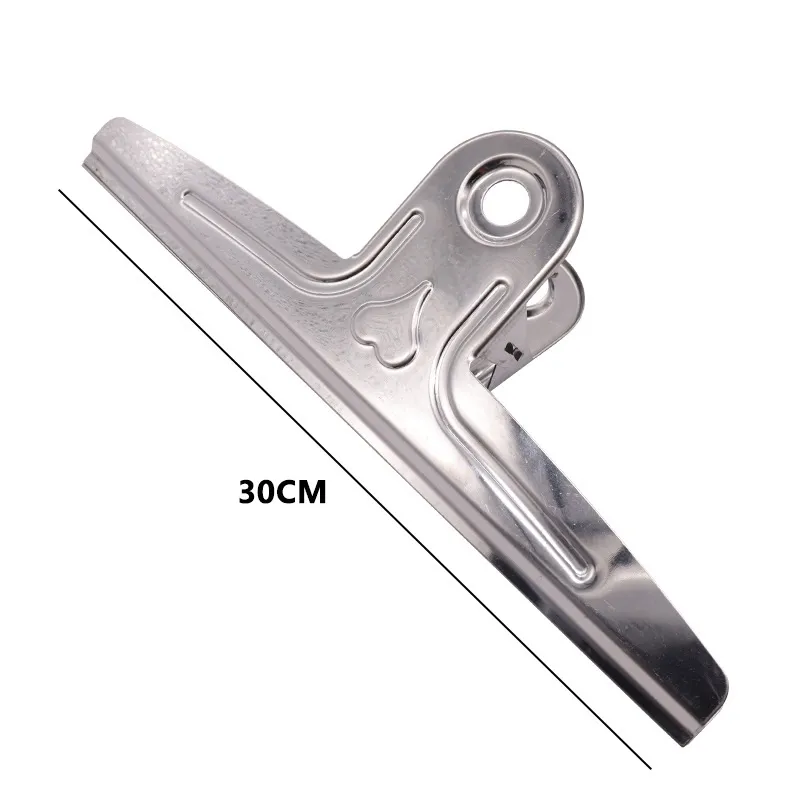 Clip Bulldog 50mm - 12 Pezzi Argento, Per Documenti E Carta - Foto 6