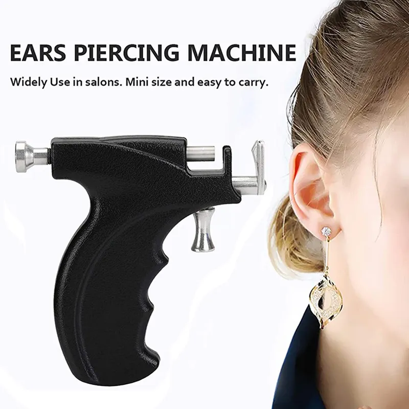 Amazon.com: UDEEF 2 Pack Ear Piercing Gun Kit, Professional Earrings  Piercing Kit, Self Earring Pericings Gun Tools Set,Nose Body Navel Piercing  Machine for Home Salon Piercing : Clothing, Shoes & Jewelry