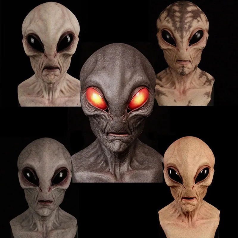 Party Masks Halloween DIY Alien Masks Horror Cosplay Costumes Halloween ...
