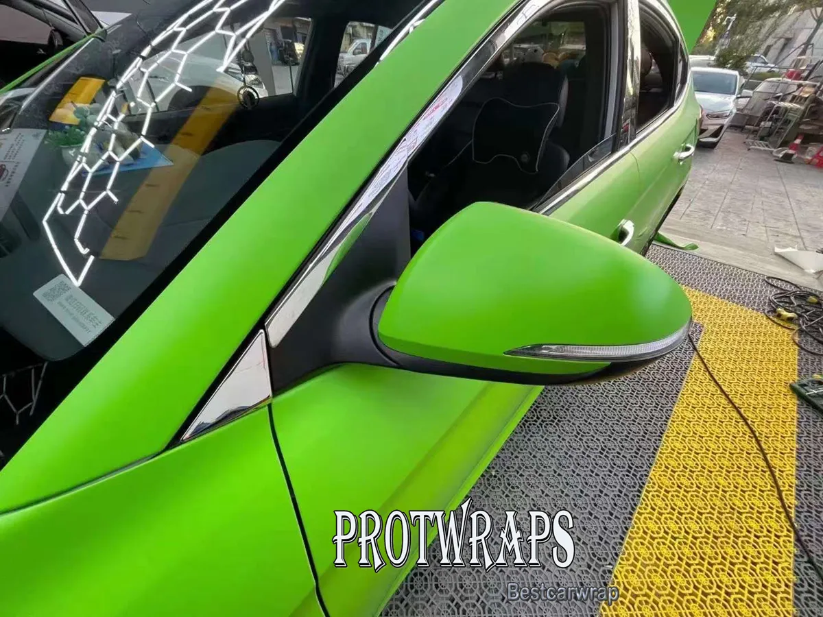 Super Matte Green Vinyl Wrap Mirrorkote Sticker With... From ...