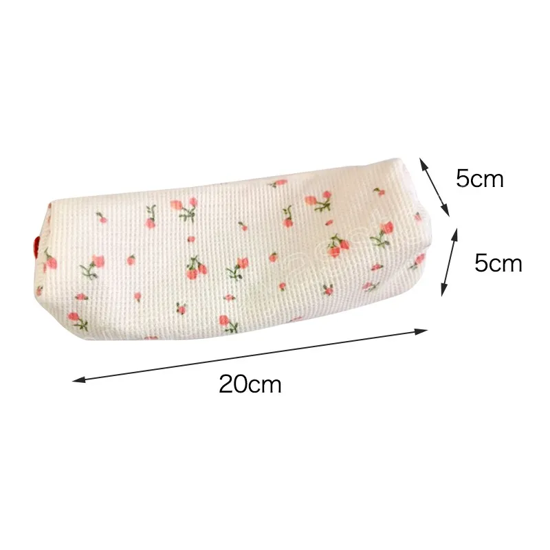 Kawaii Floral Cotton Pencil Pouch Fresh Style, Small Size, Cute And Simple  Storage For School Supplies And Cosmetics From Himalayasstore, $1.57