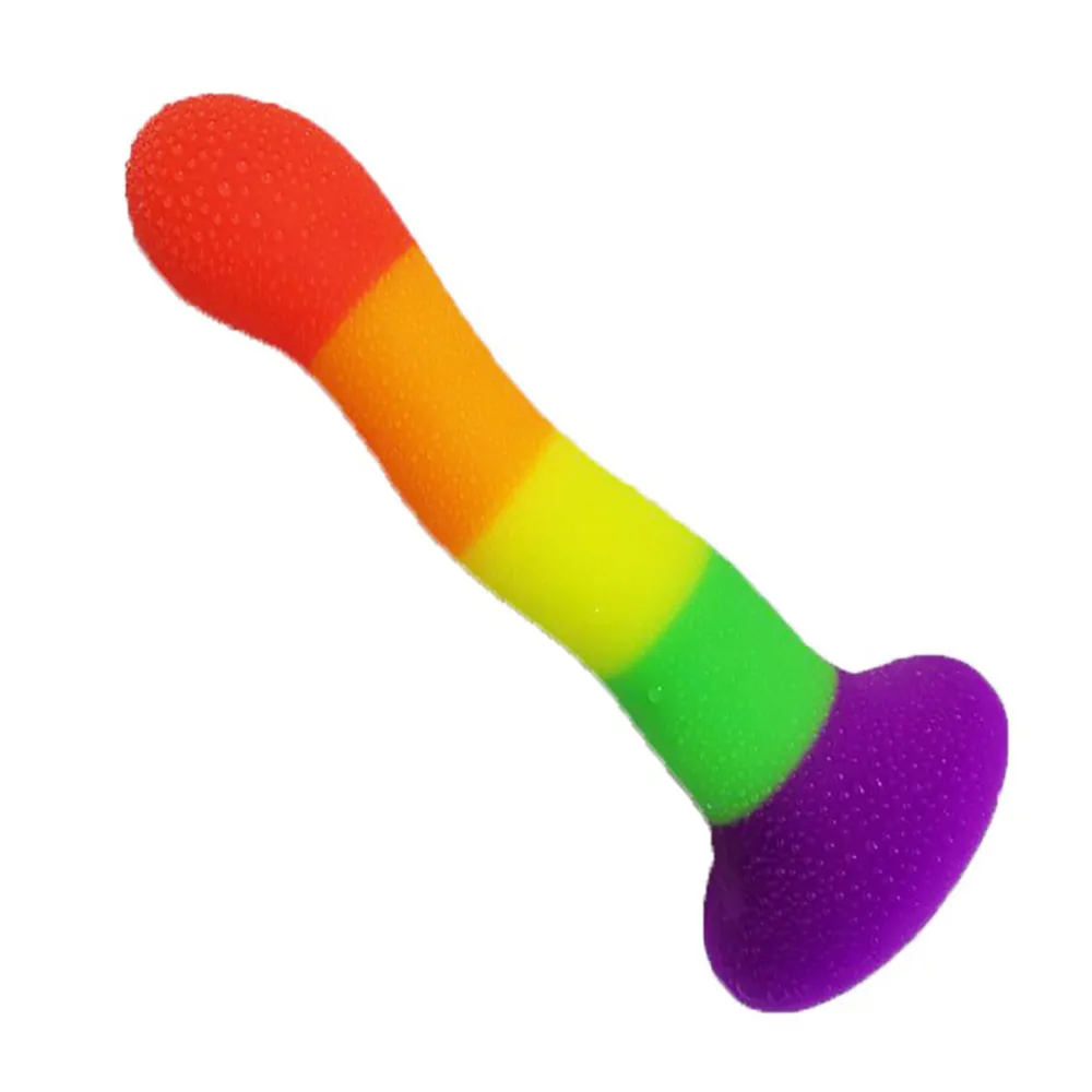 Rainbow Realistic Dildo, Adult Toy