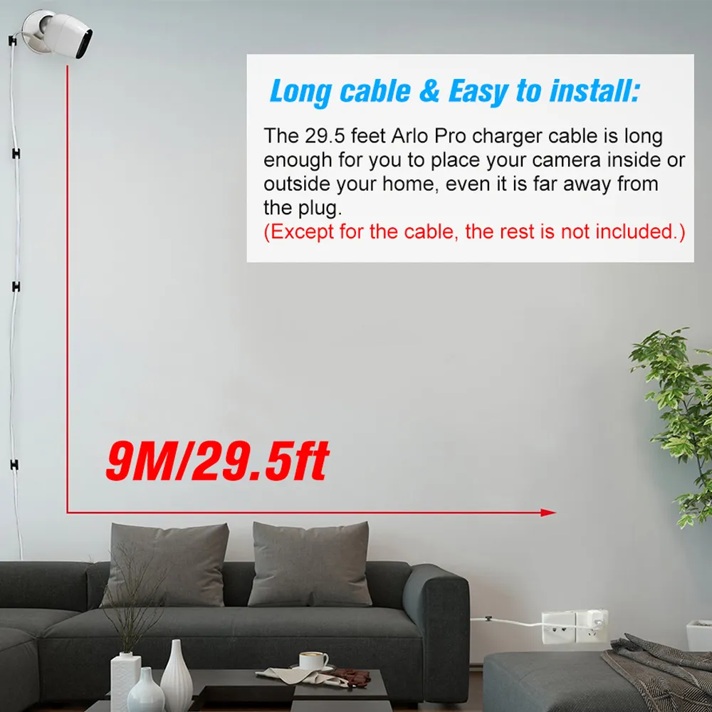 Security Camera Extension Cable: Extra Long Micro USB... From Ykj ...