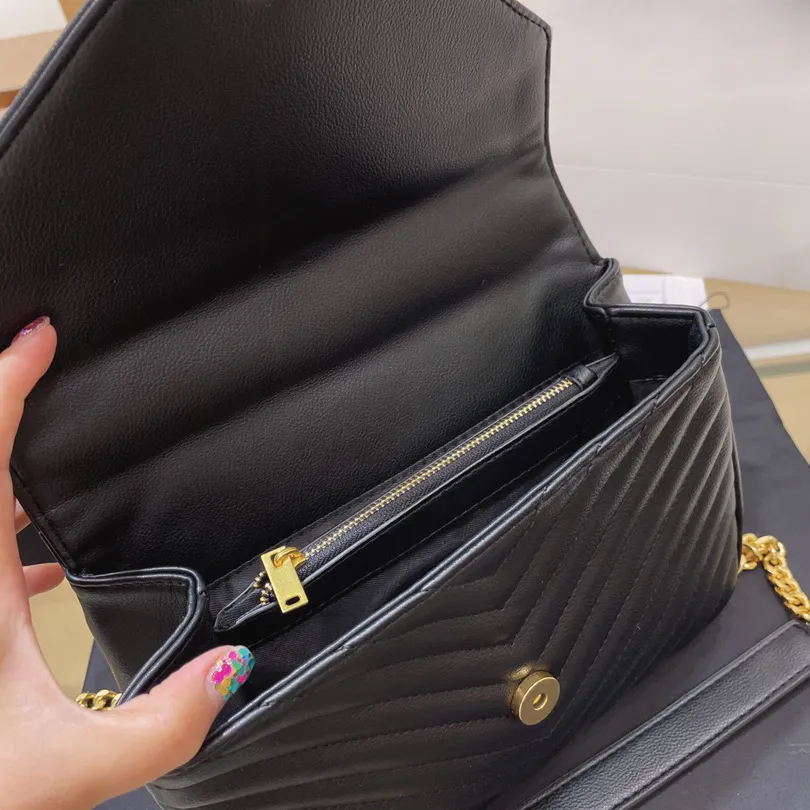 Luxury Designer Leather College Bag For Women 7A Quality Shoulder And