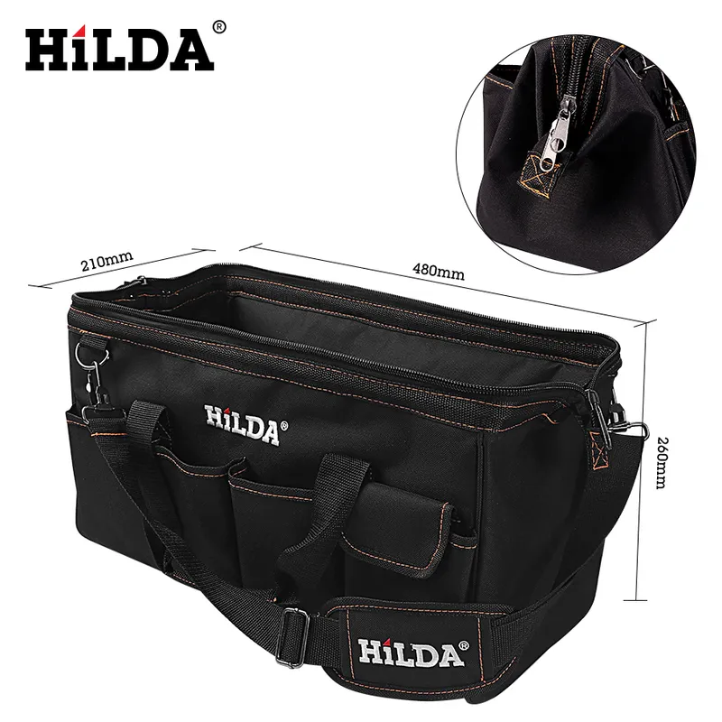 Sac À Outils Hilda Kit Imperméable Hommes Canvas Sac À Outils Électricien  Matériel Grande Capacité Travel S Taille 12 14 16inch 2208319629998 Du  17,27 €