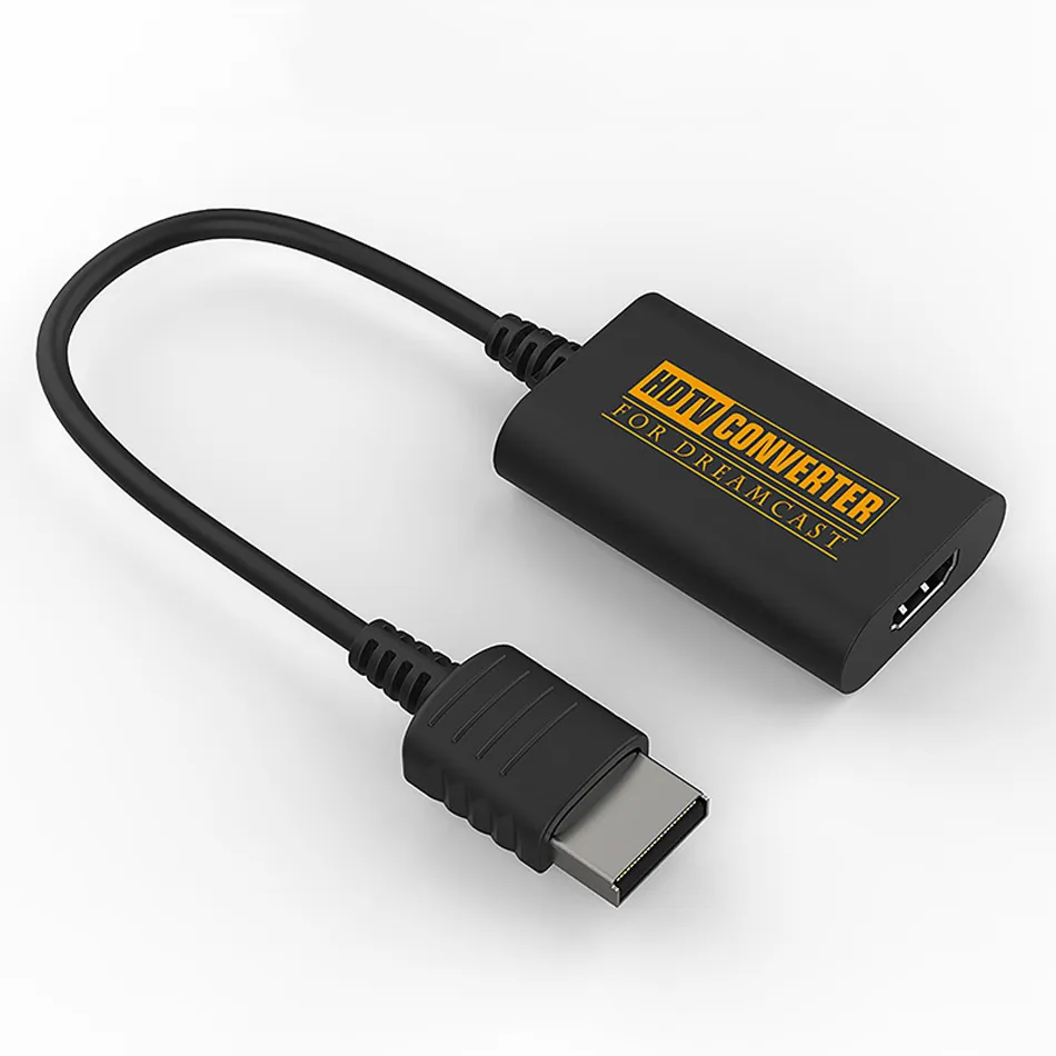 Câble VGA HD + Audio Stéréo Haute Fidélité Pour Sega Dreamcast DC – Compatible CRT Et LCD