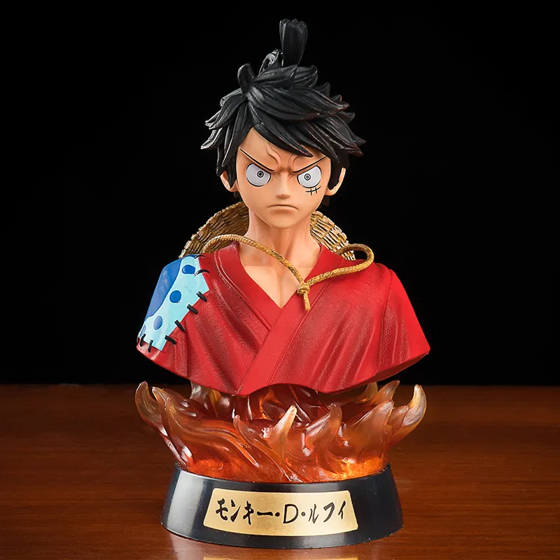 One Piece Luffy Gear 5 Anime Figure Bust Nika Joyboy Statue PVC Action  Figurine Collectible Model Doll Decoration Toys Kids Gift