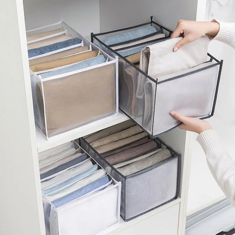 Storaged Clothes Organizer Box With Multiple Compartments For Baskets ...