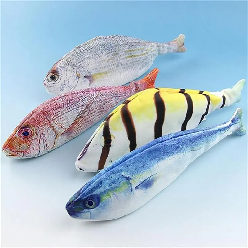 Wholesale Marine Fish Soft Toy Pencil Pouch Novelty Stationery Bag For  Students, Kids, With Pen Eraser Ruler And Container Box From Shelly_2020,  $1.85
