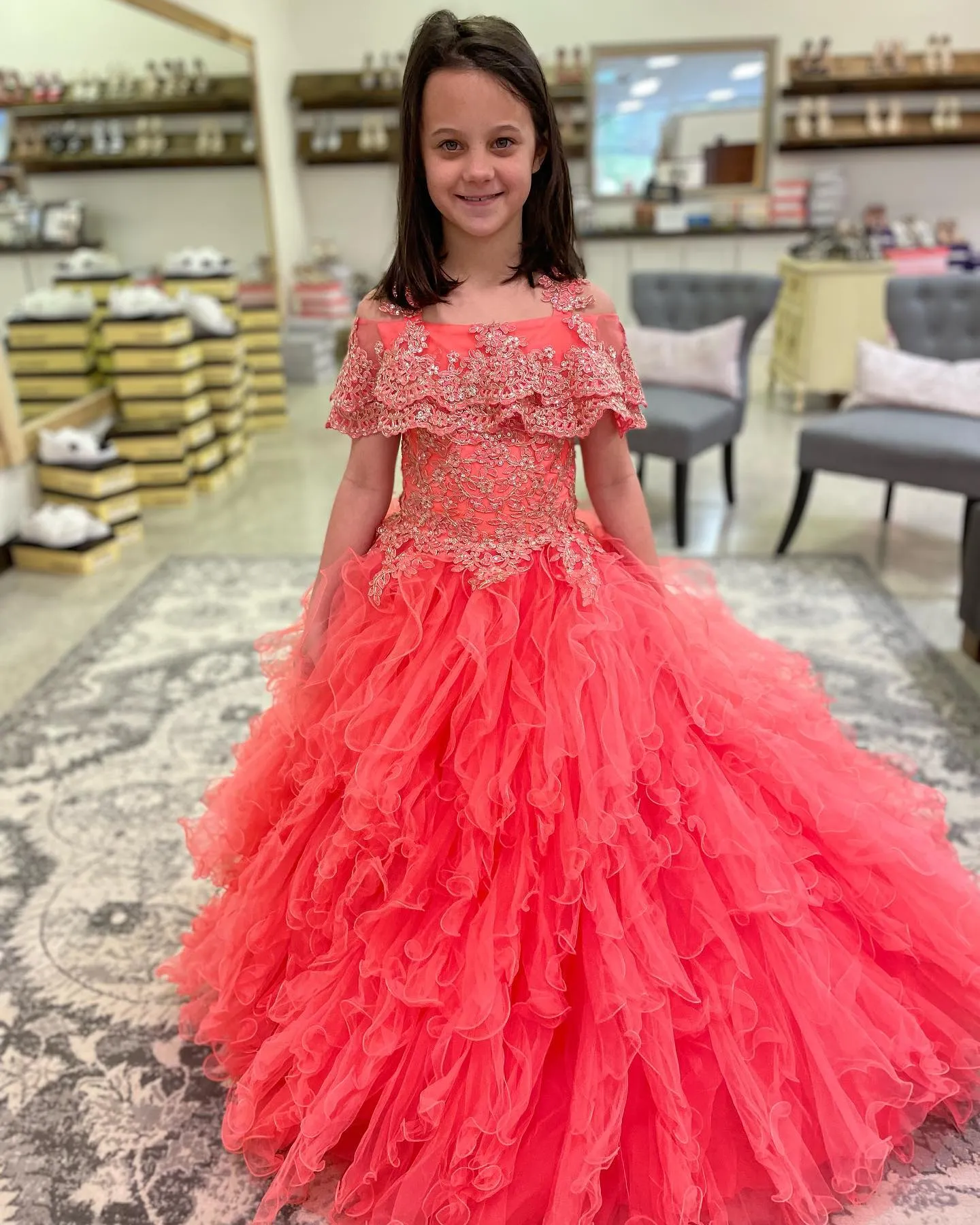 Vestido Vermelho para Miss - Infantil