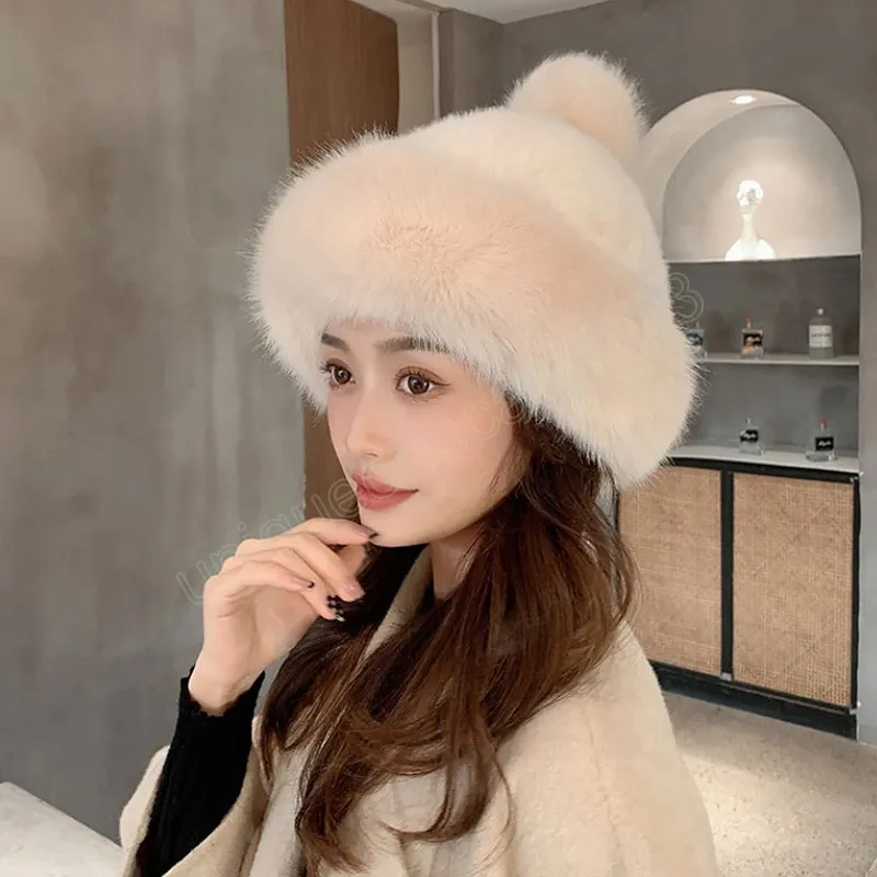 Ladies faux store fur hats