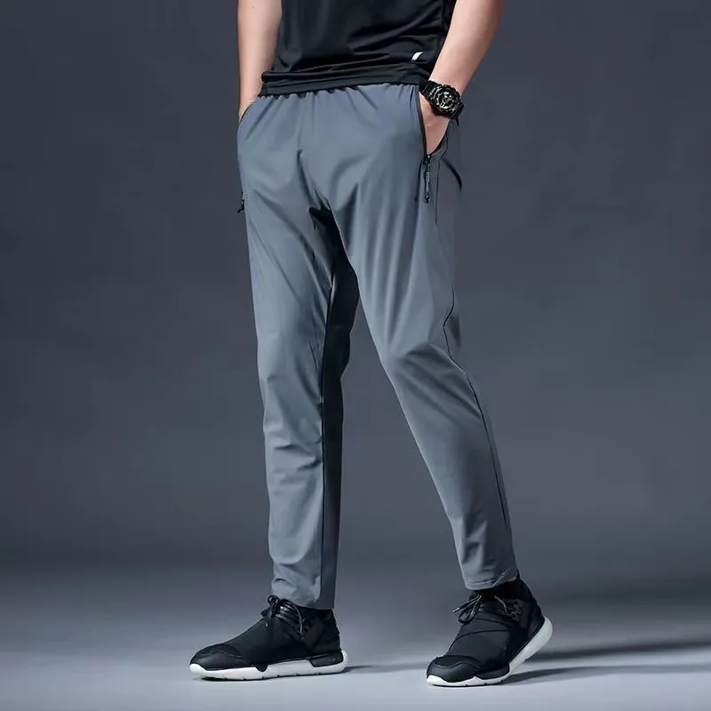 LL Mens Quick Dry Jogger Long Pants With Drawstring, Zipper Pockets, And  Elastic Waist For Yoga, Gym, Fitness, Sweatpants, Sports Trousers For Men,  From Victor_wong, $18.59