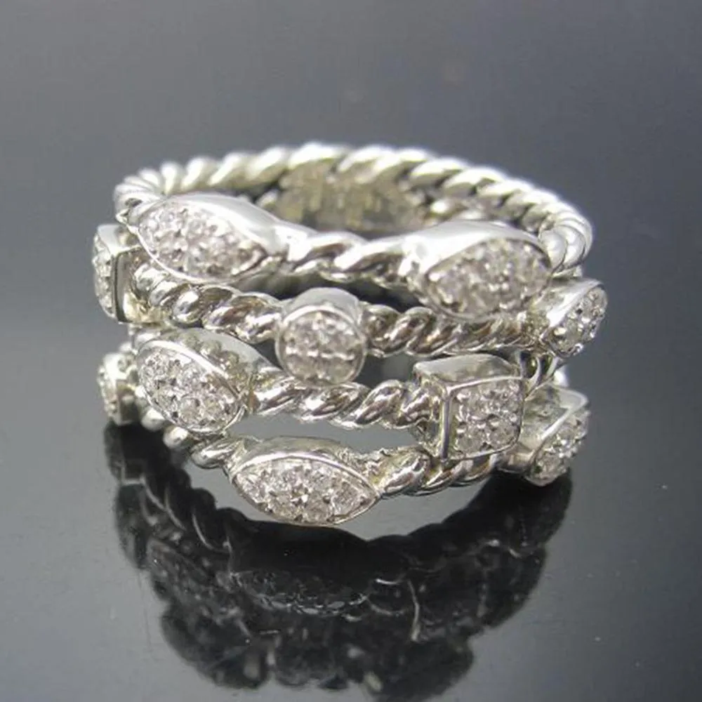 10k14k18k Solid Gold Row Stone Ring Sterling Silver Single - Etsy | Rings  for girls, Rings, Sterling silver rings