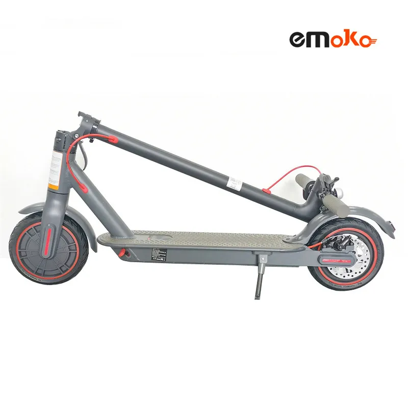 Guidon Pliable Aluminium Pour Trottinette Électrique – Noir, 90°, Tige 25 Mm, Type T 22,2 Mm