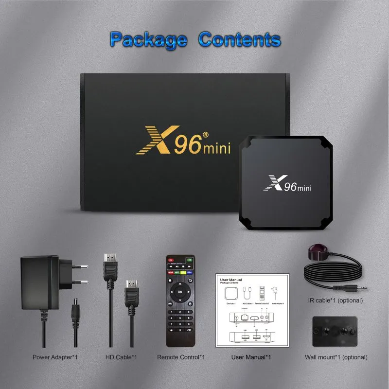 X96 mini- Smart TV box 4K