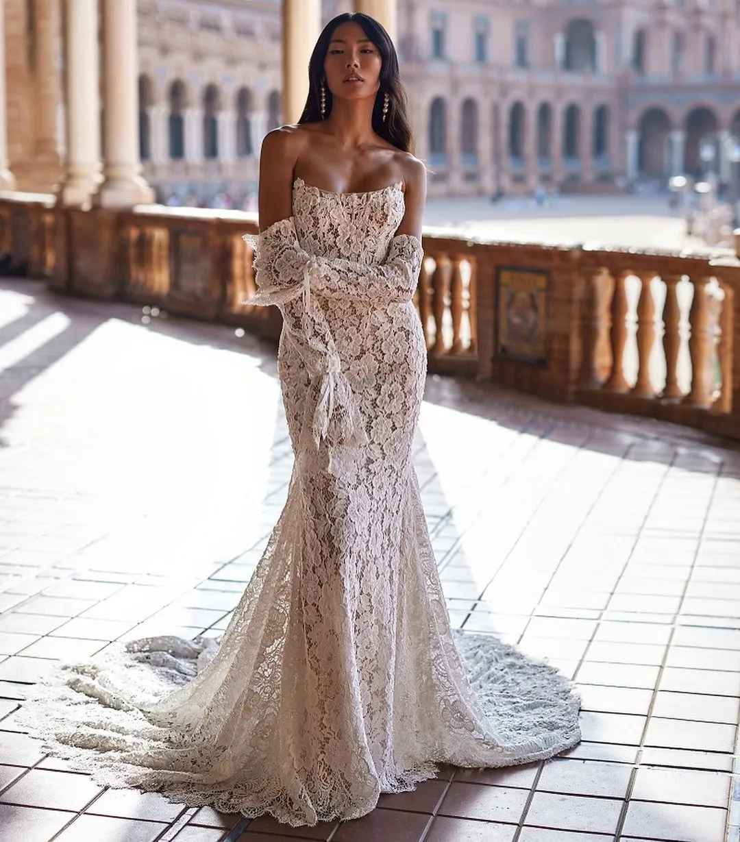Custom Made Berta Bridal Mermaid Dress With... From Newdeve, $153.77 | DHgate.Com Custom Made Berta Bridal Mermaid Dress With... From Newdeve, $153.77 | DHgate.Com