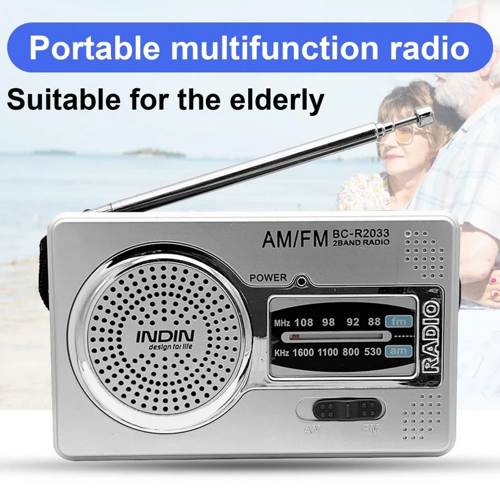 Radio Am Fm Sw Portable, Fonction De Réveil-Mémoire À Touche Fm Rapide
