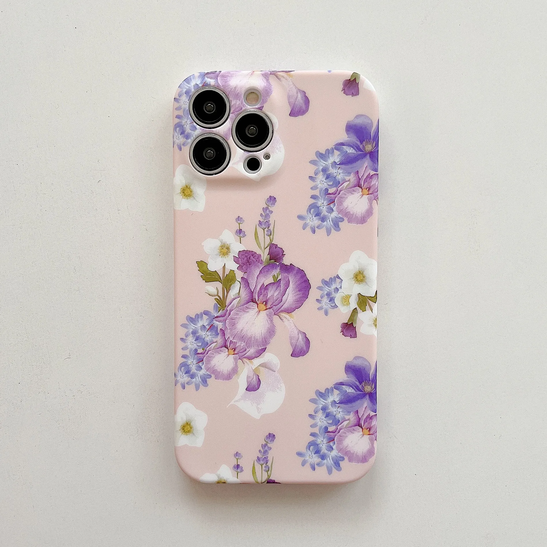 Модные Мягкие Чехлы Для Телефонов IMD Из ТПУ С Цветочным Рисунком Для  IPhone 15 14 Plus 13 12 Pro Max 11 XR XS X 8 7, Роскошные Стильные  Цветочные Розовые Чехлы Для