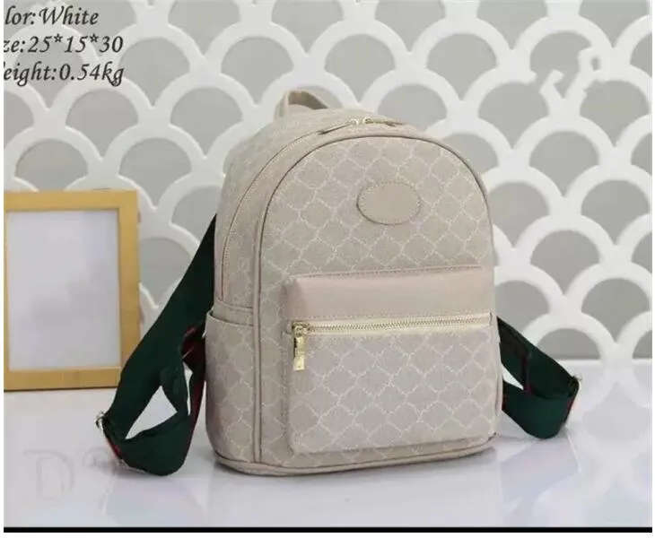 Luxury Designer Brown Old Flower Satchel Backpack For Women