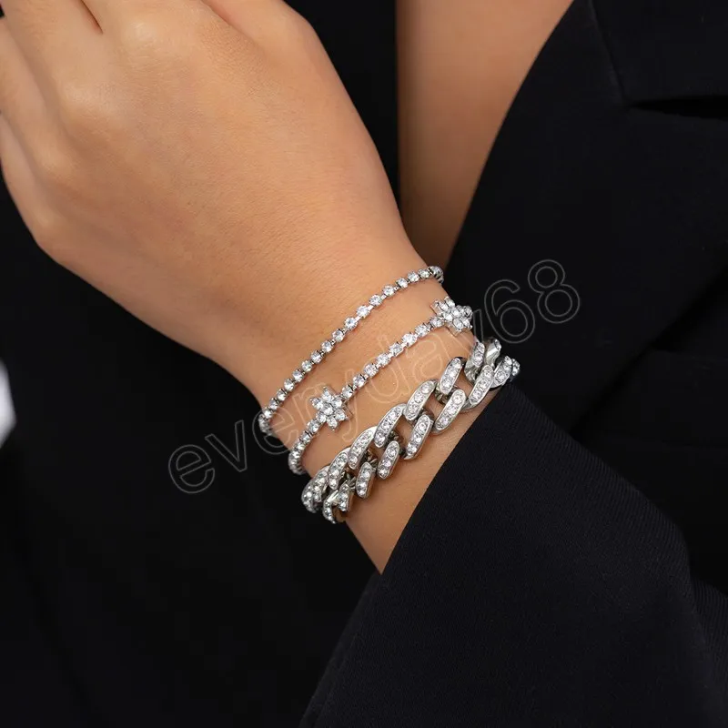 Thick rhinestone shop bracelet