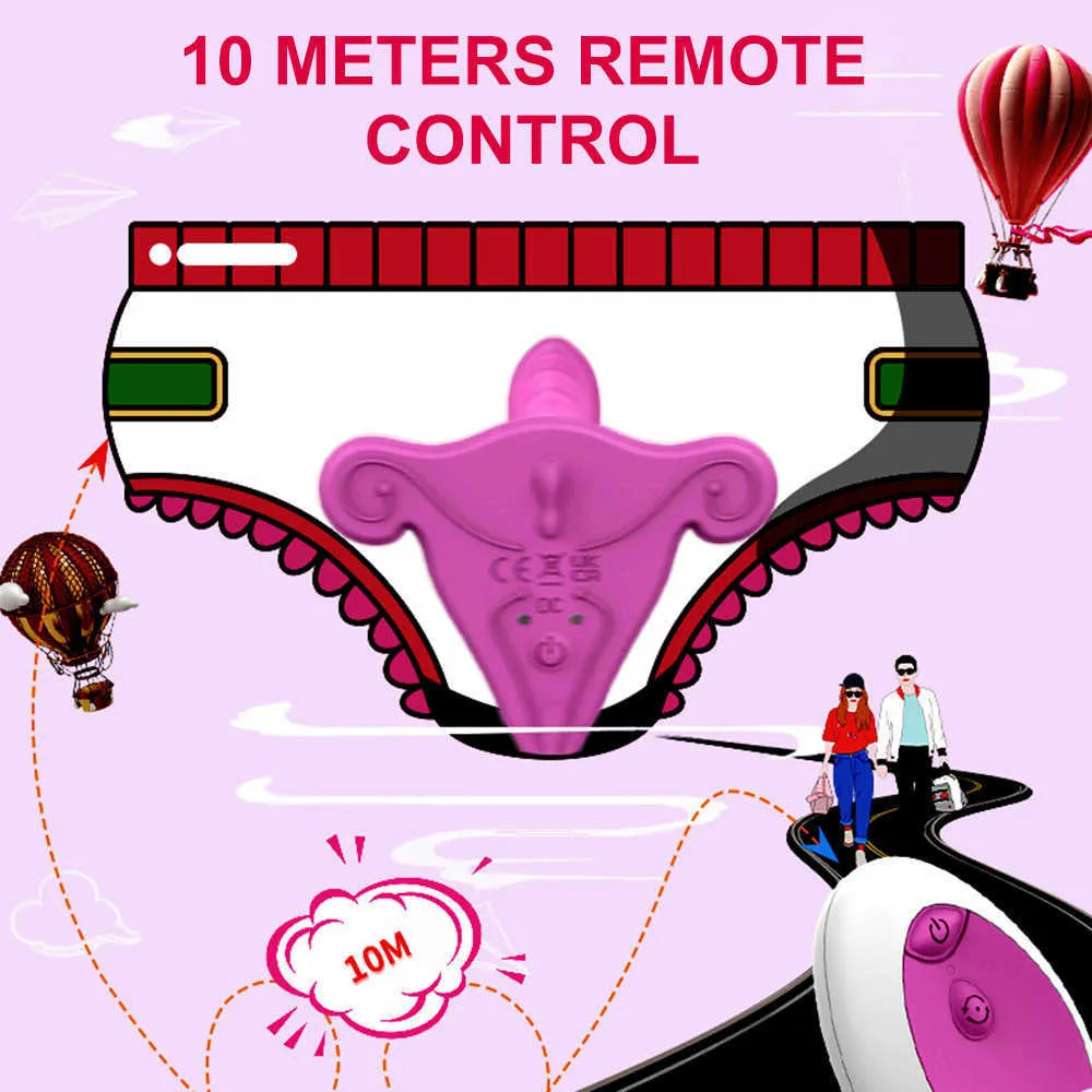 Remote Control Wearable crotchless panties Vibrator for Women - Powerful  Vagina Massager and Clitoris Stimulator - Adult Sexy Toy for Couples  Porn Games