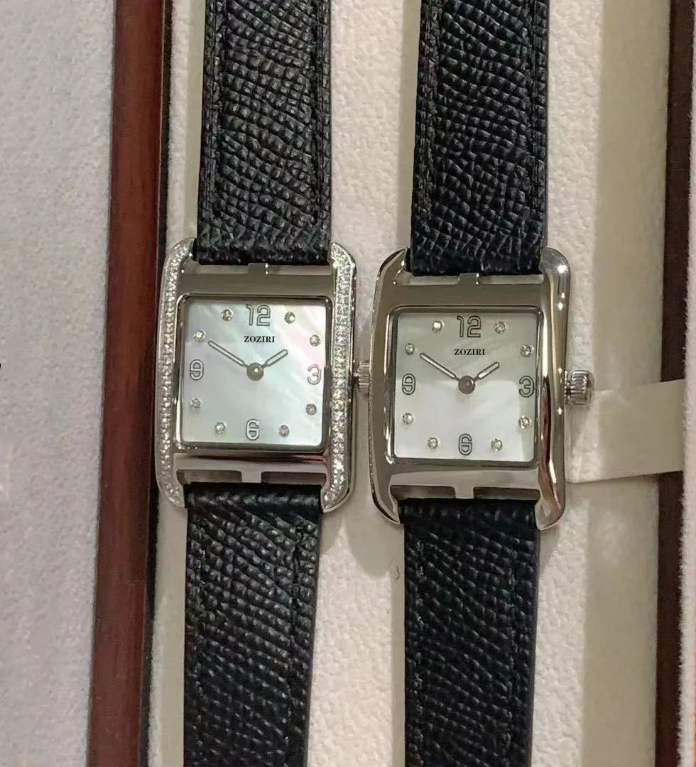 Stainless Steel Quartz Watch with Date Display, 23mm Rectangular Case Belair Watch Mens 23mm Rectangular Stainless Steel Two Tone  main image 2