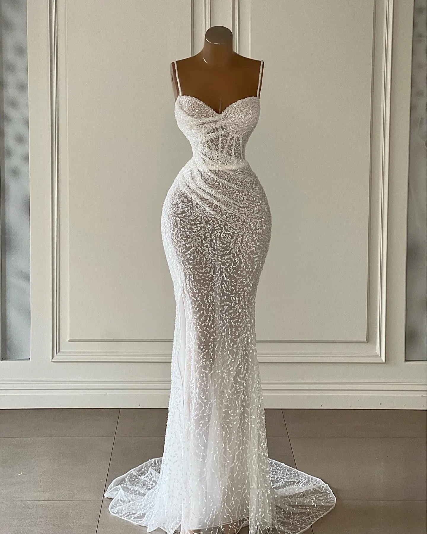 Two Pieces Lace Long Weddding Dresses, Fancy Bridal Gowns, 2020 Wedding Dresses Two Pieces Lace Long Weddding Dresses, Fancy Bridal Gowns, 2020 Wedding Dresses