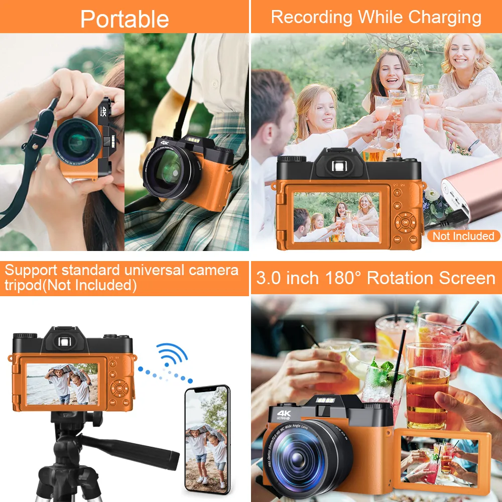 DHgate.com:Digital Cameras 48Mp Vintage Po Wide Angle Lens Pographic ...