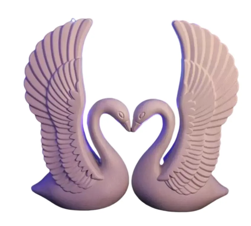 Swans Column Romantic White Swan roman pillars Wedding Decorations...