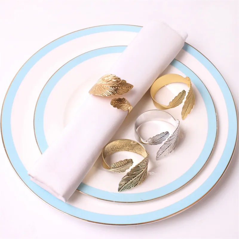 Wedding ring hot sale napkin rings