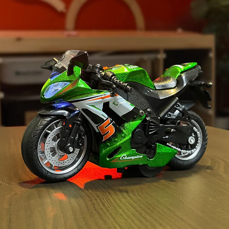 1:14ダイキャストモーターサイクルモデル三輪車タクシー