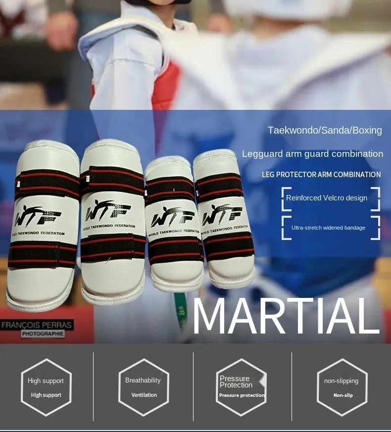 Équipement De Protection Taekwondo – En PU Et EVA – Rembourrage épais – Sangle élastique Réglable – Tailles S, M, L – Pour MMA, Karaté, Boxe