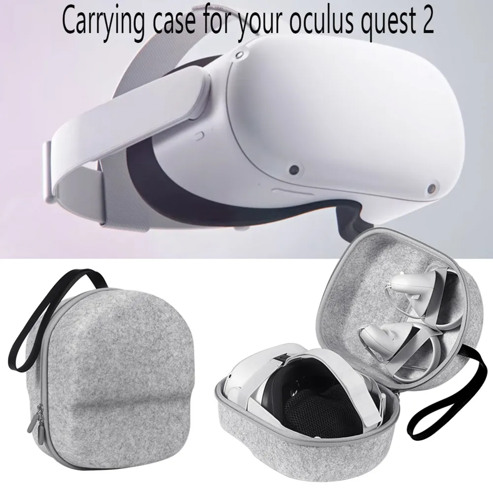 Funda Estuche De Transporte Rígido Para Oculus Meta Quest 2