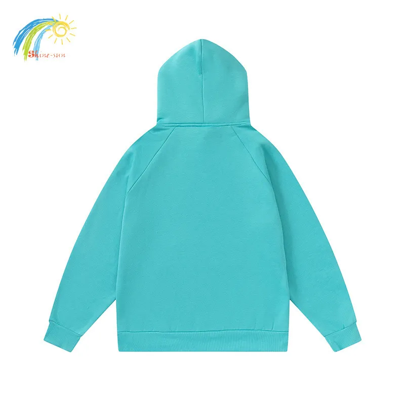 Mens Tracksuits FW Style Lake Blue Trapstar Hoodie Hooded Men