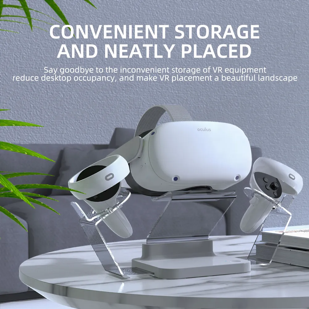 Oculus Quest Estación De Muelle De Carga Magnética ABS+ACRYLIC