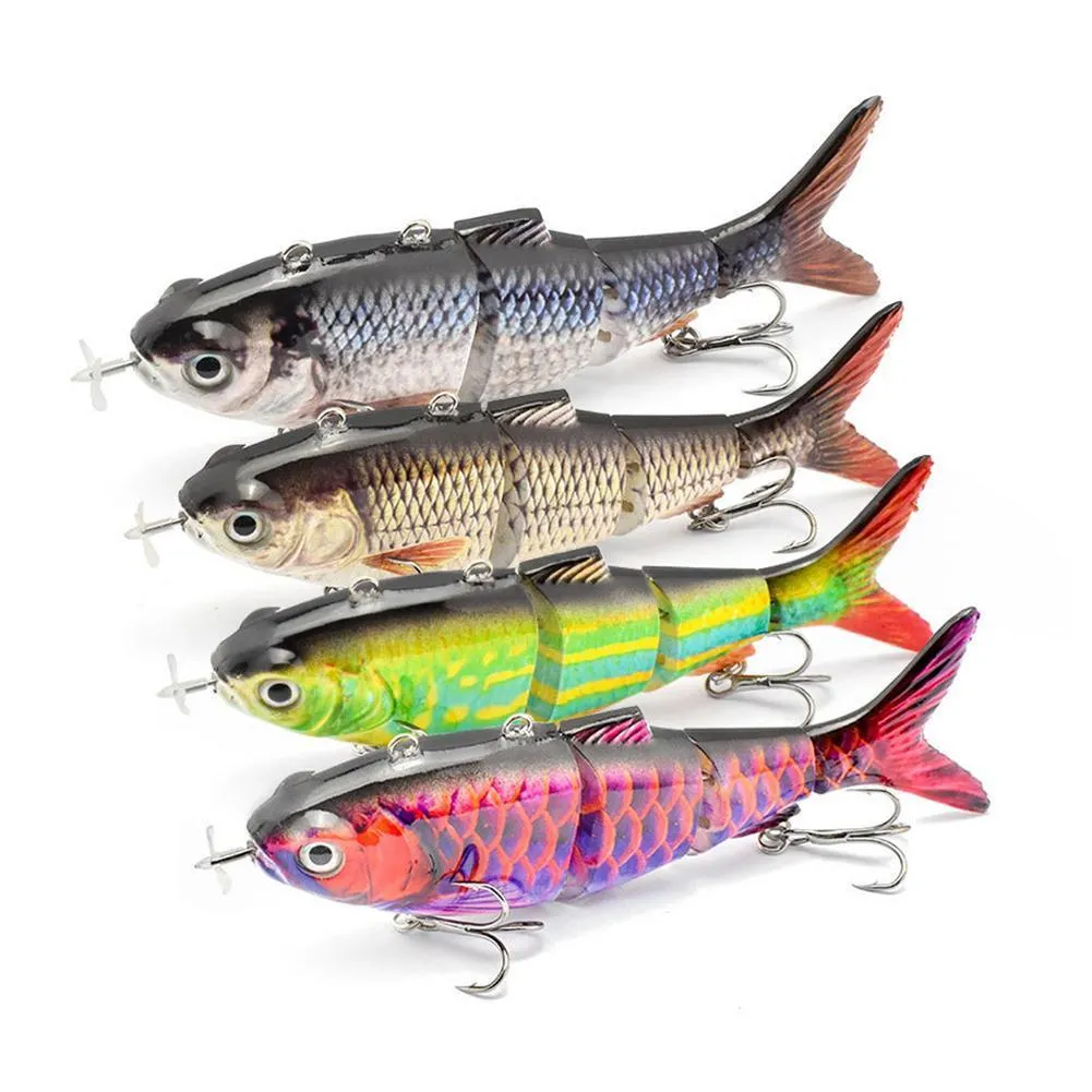 battery fishing lure Robotic Swimming Electric Lures 5.12