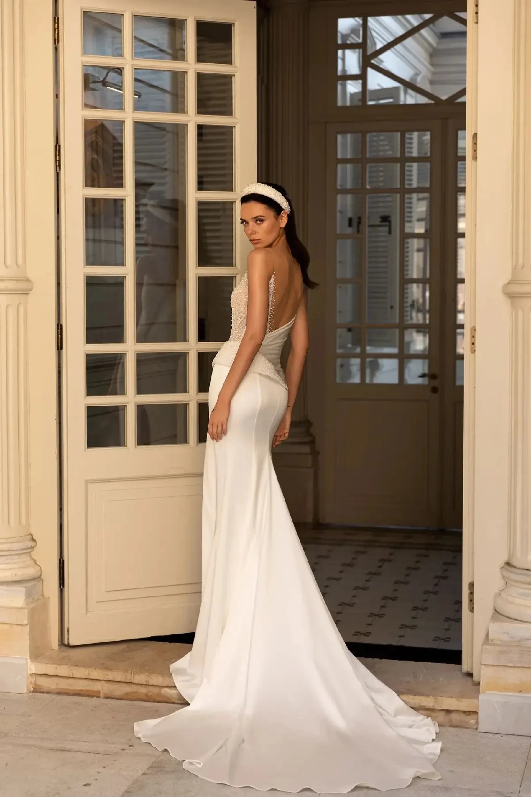 celebrity mermaid wedding dresses Lina