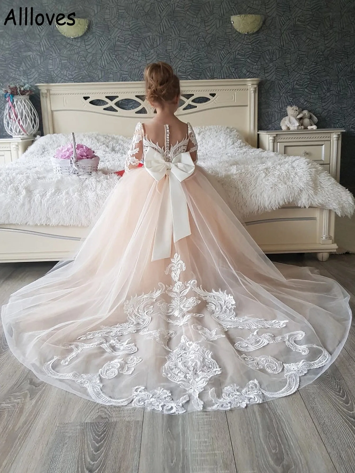 AURORA MAY | Lace Off Shoulder Princess Wedding Gown – Envious Bridal &  Formal