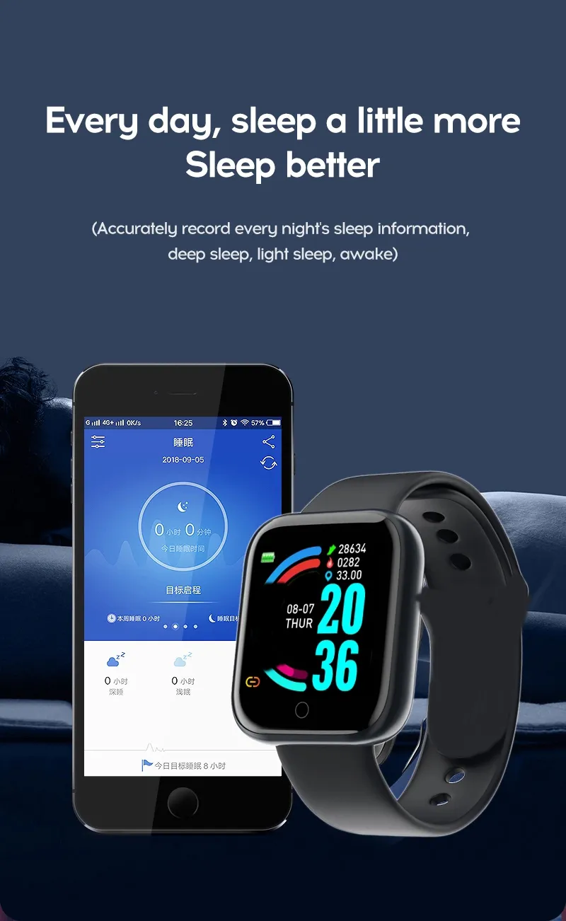 2023 New Arrival Y68 D20s Reloj Inteligente Fitpro App Smart Watches D –  Quantum Cart