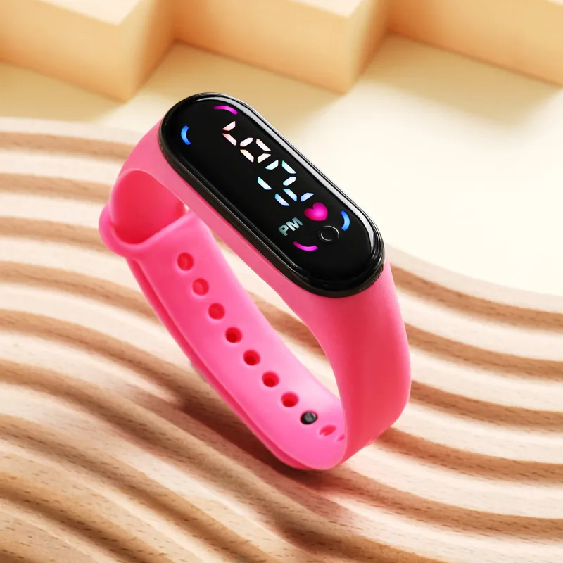 Reloj Digital Led para estudiantes y niños, reloj de pulsera deportivo  resistente al agua con pantalla táctil para niños y niñas, regalo, relojes