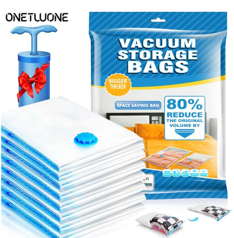 Vacuum Suction Storage Bagss For Home Textiles Travel Suction